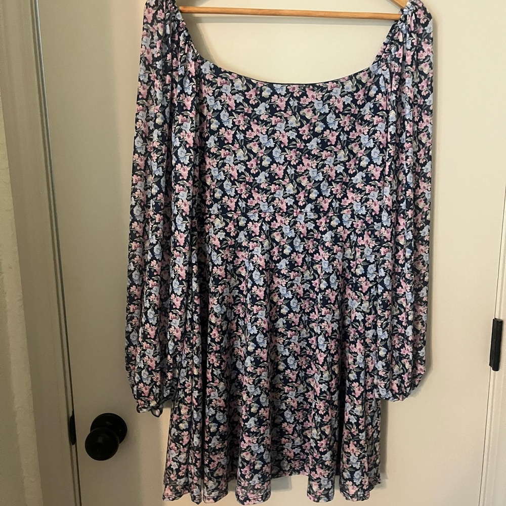 Altar'd State Navy Floral Dress